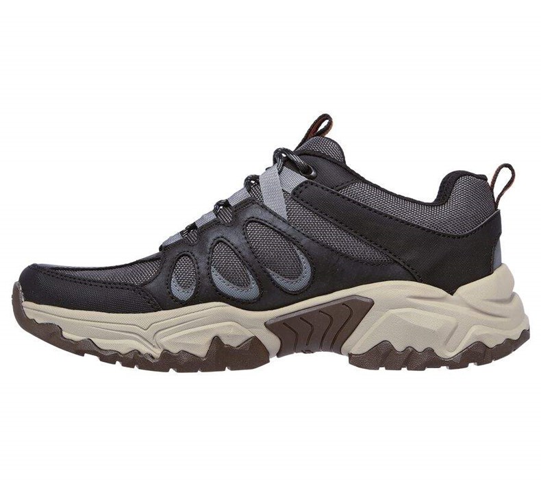 Pánské Oxfordky Skechers Relaxed Fit: Terraform - Selvin Černé | GRWZCKL-17