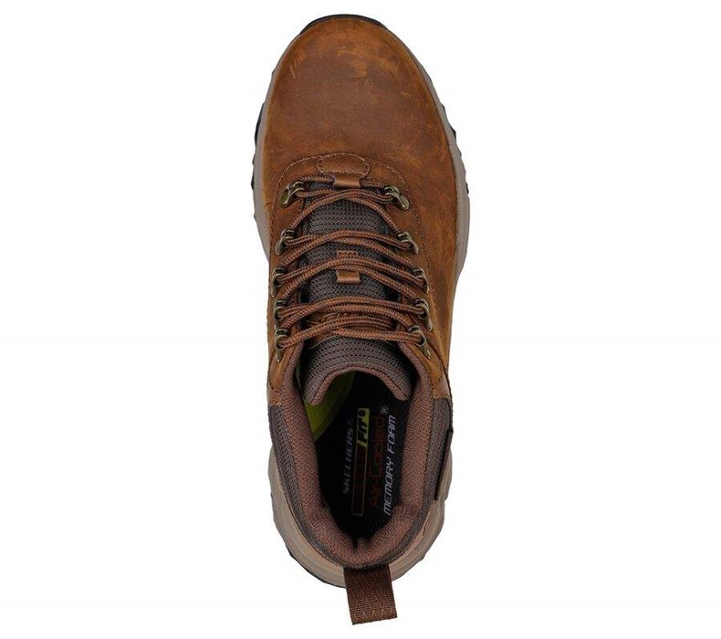 Pánské Oxfordky Skechers Relaxed Fit: Terraform - Renfrow Hnědé | WZELTMA-34