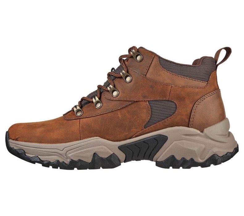 Pánské Oxfordky Skechers Relaxed Fit: Terraform - Renfrow Hnědé | WZELTMA-34