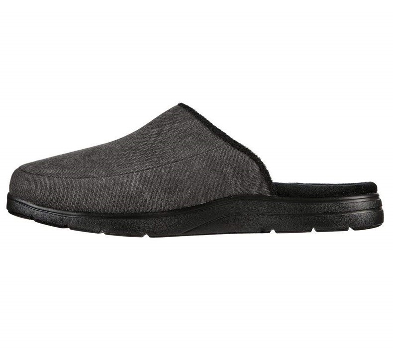 Pánské Pantofle Skechers Arch Fit Lounge Černé | HOMAFNS-97