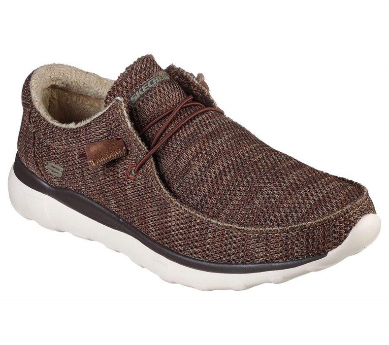 Pánské Pantofle Skechers Bulger - Zenwick Hnědé | INKUGVZ-05