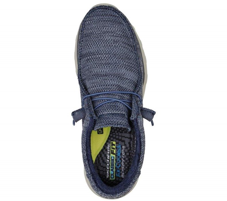 Pánské Pantofle Skechers Bulger - Zenwick Tmavě Blankyt | SAFJCNQ-12