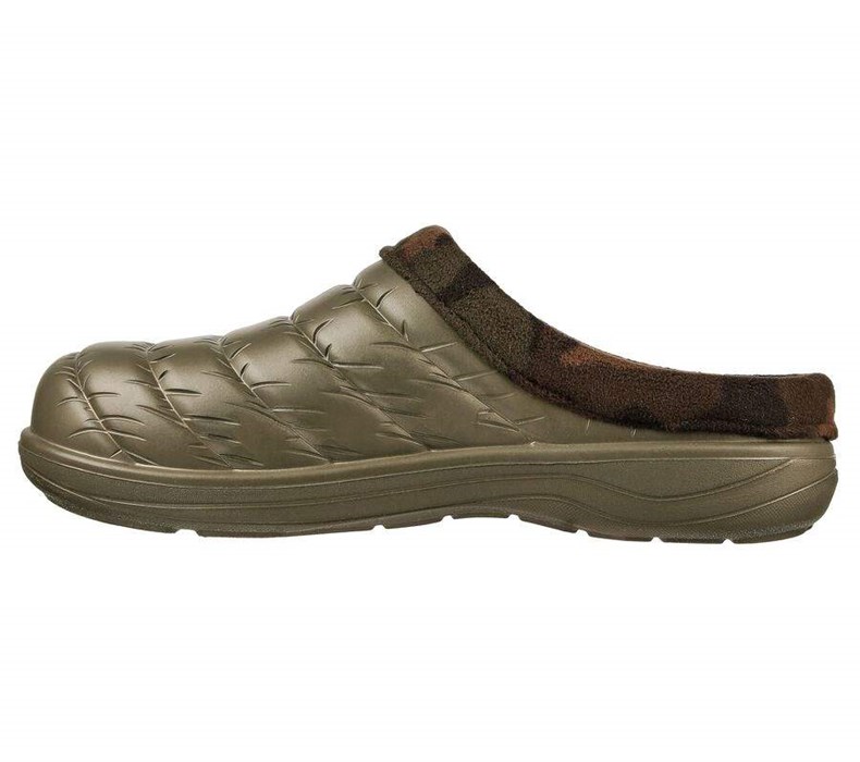 Pánské Pantofle Skechers Foamies: Cozy Camper Podšité - Mellow Vibe Olivy Zelené Viacfarebný | YPMBGEO-32