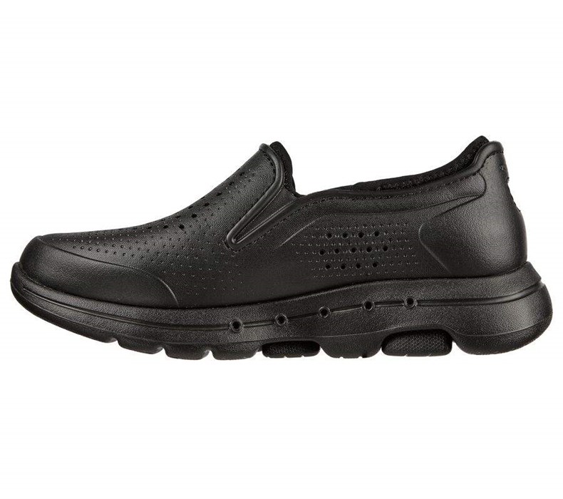 Pánské Pantofle Skechers Foamies: GO WALK 5 Podšité - Get Warm Černé | QGPKOEF-91