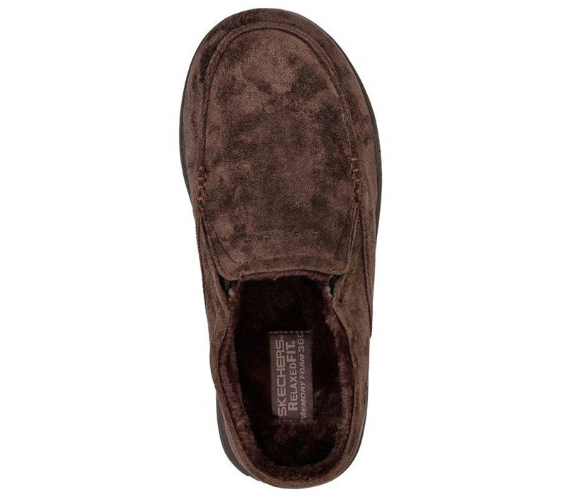 Pánské Pantofle Skechers Relaxed Fit: Expected X - Verson Čokolády | GEJWLYF-69