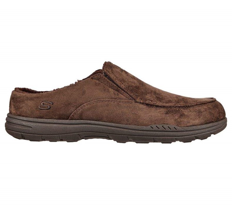 Pánské Pantofle Skechers Relaxed Fit: Expected X - Verson Čokolády | GEJWLYF-69