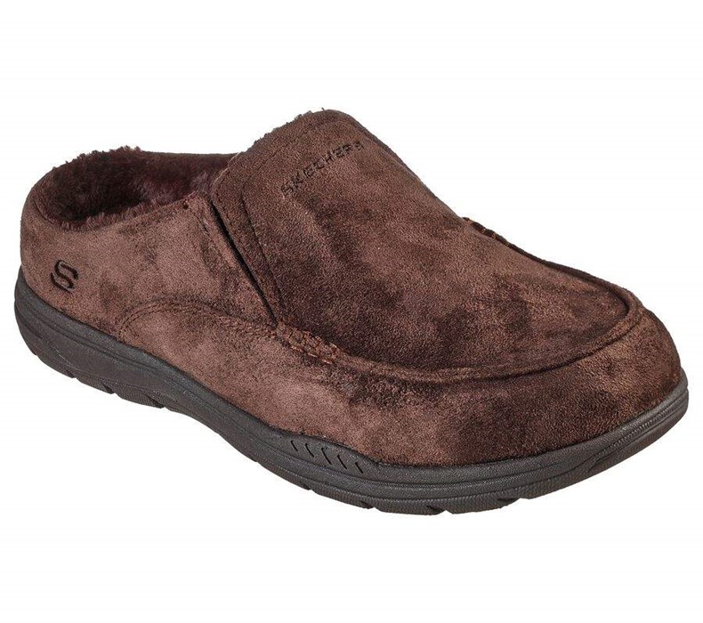 Pánské Pantofle Skechers Relaxed Fit: Expected X - Verson Čokolády | GEJWLYF-69