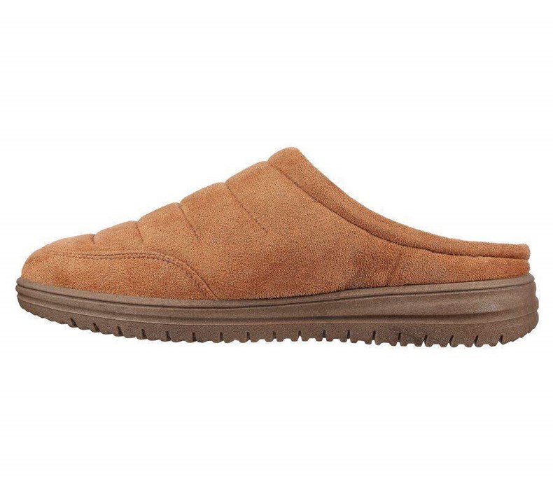 Pánské Pantofle Skechers Relaxed Fit: Murette - Garvanza Hnědé | FECMRPA-07