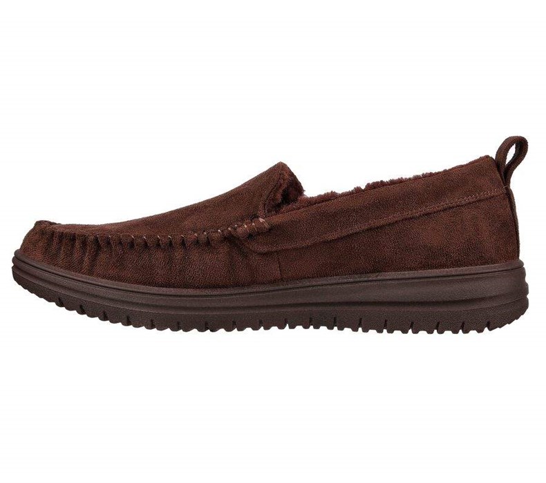 Pánské Pantofle Skechers Relaxed Fit: Murette - Ghetti Čokolády | VHRWUDA-57