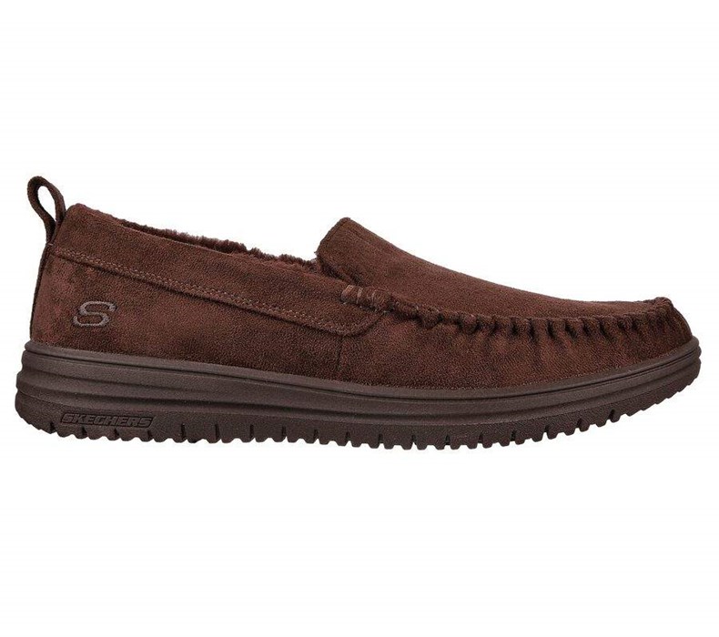 Pánské Pantofle Skechers Relaxed Fit: Murette - Ghetti Čokolády | VHRWUDA-57