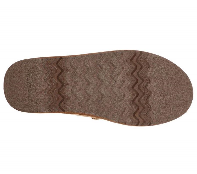 Pánské Pantofle Skechers Relaxed Fit: Renten - Oten Hnědé | YOZICSM-43