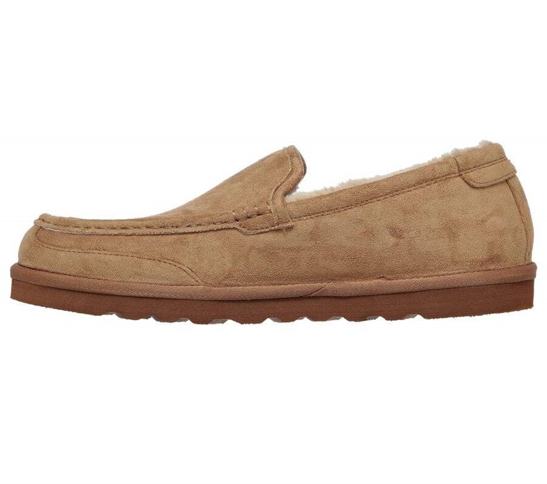 Pánské Pantofle Skechers Relaxed Fit: Renten - Oten Hnědé | YOZICSM-43