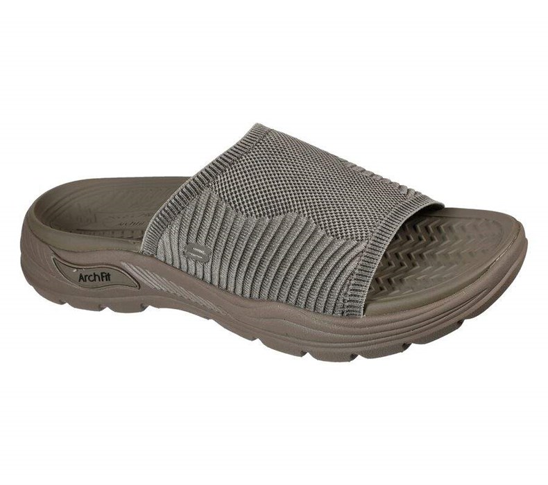 Pánské Sandály Skechers Arch Fit Motley SD - Venro Hnědé | OMWIVZN-36