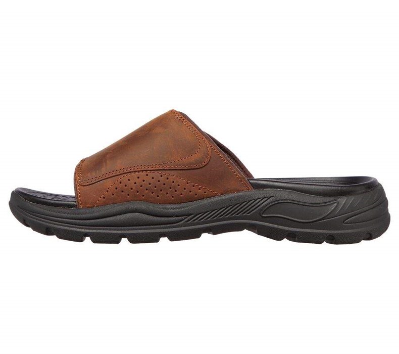 Pánské Sandály Skechers Arch Fit Motley - Revelo Hnědé | XEQONTY-12