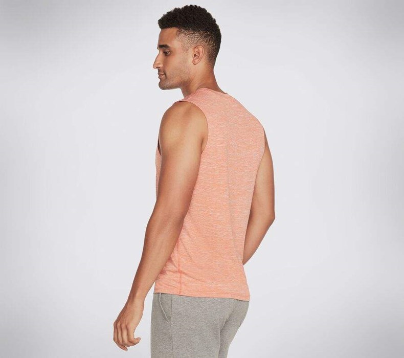 Pánské Tank Tops Skechers Apparel On the Silniční Muscle Oranžové | QXTJCHU-27