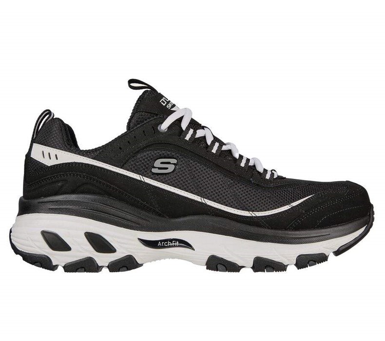 Pánské Tenisky Skechers D'Lites Arch Fit - Better Self Černé Šedé | ZQXCSGU-29