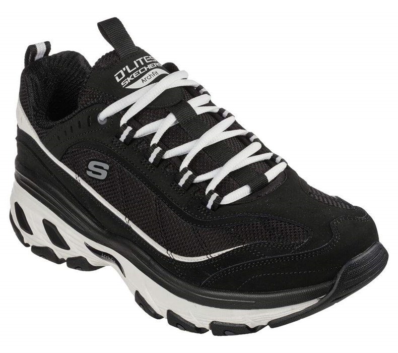 Pánské Tenisky Skechers D\'Lites Arch Fit - Better Self Černé Šedé | ZQXCSGU-29