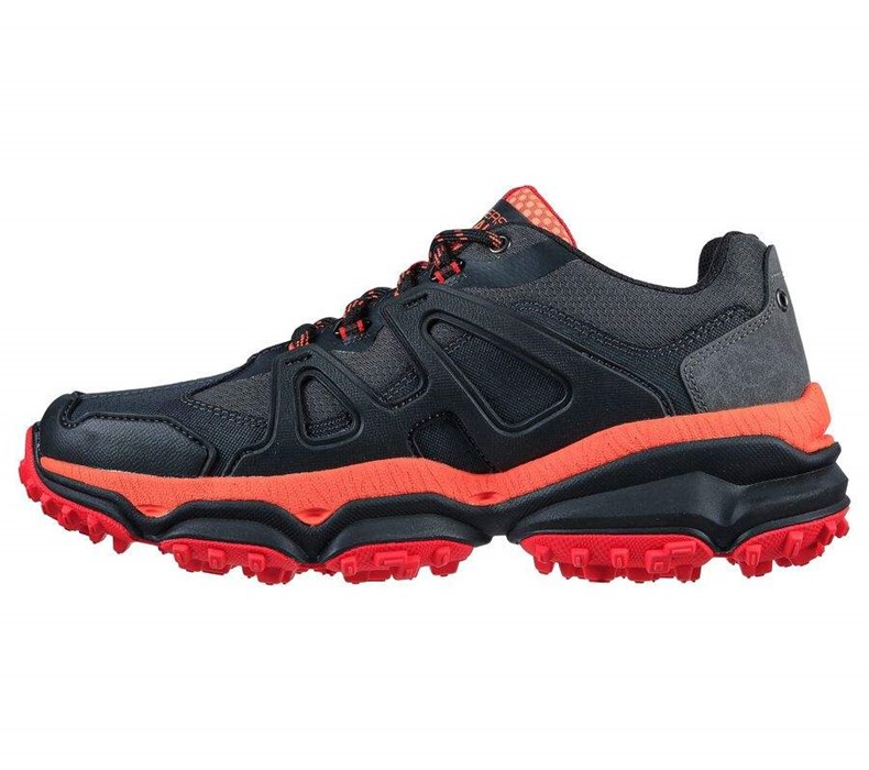 Pánské Tenisky Skechers GOtrail Alpine Černé Oranžové | IRFHXYV-47