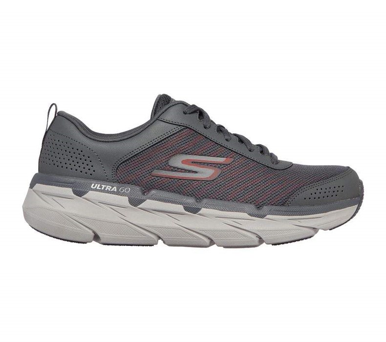 Pánské Tenisky Skechers Max Cushioning Premier - Paragon Šedé Červené | NTZMCIG-62