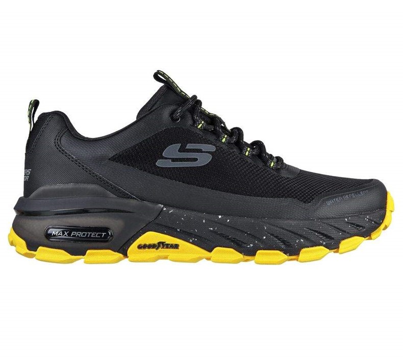 Pánské Tenisky Skechers Max Protect - Liberated Černé Žluté | GTIXHVK-09