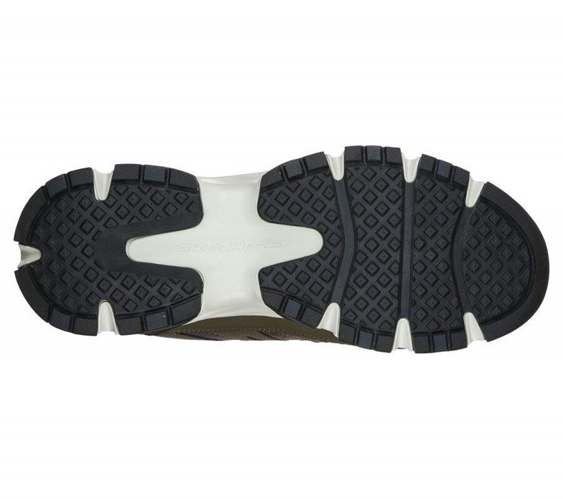 Pánské Tenisky Skechers Relaxed Fit: Crossbar - Stilholt Hnědé | DYVJBER-83