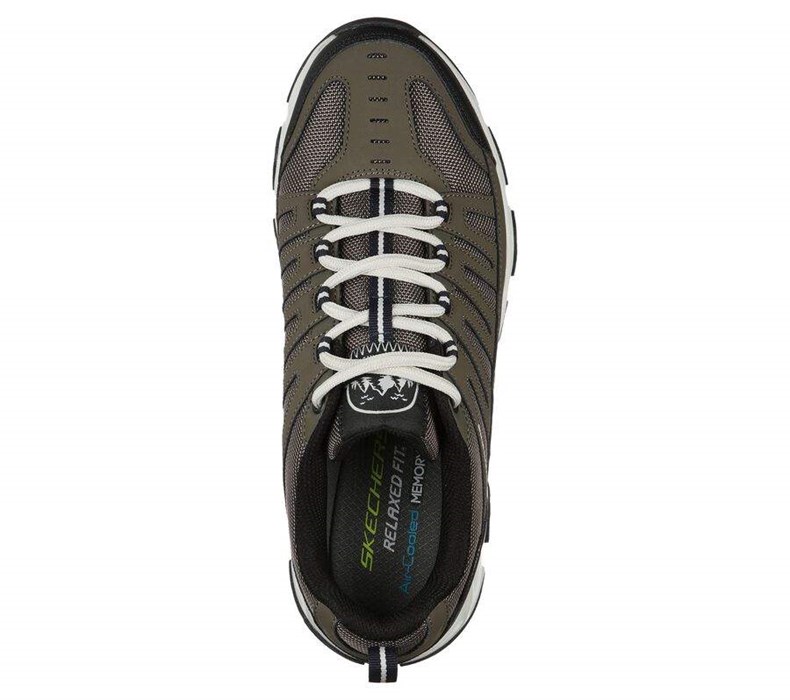 Pánské Tenisky Skechers Relaxed Fit: Crossbar - Stilholt Hnědé | DYVJBER-83