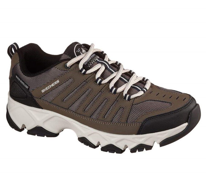 Pánské Tenisky Skechers Relaxed Fit: Crossbar - Stilholt Hnědé | DYVJBER-83