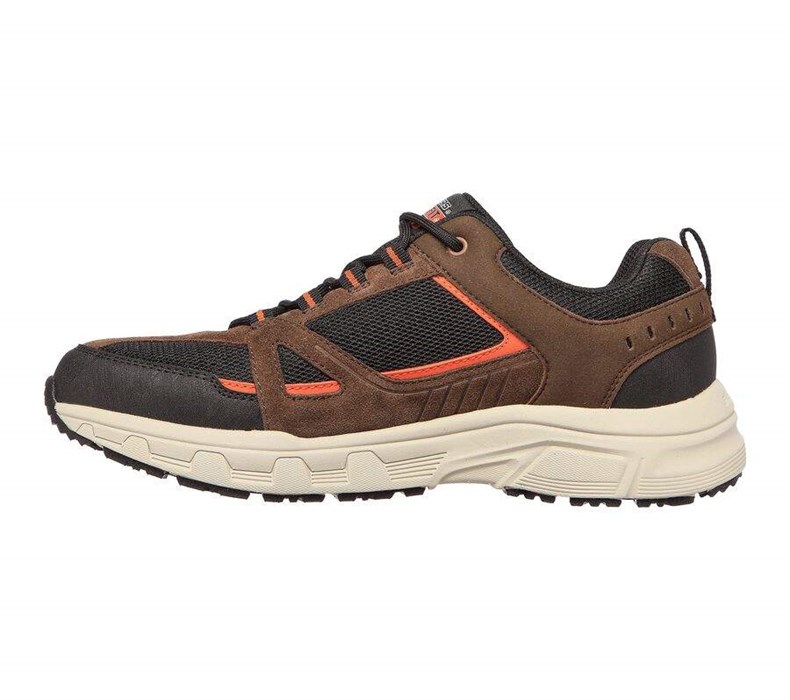 Pánské Tenisky Skechers Relaxed Fit: Oak Canyon - Duelist Čokolády Černé | OTRQEVH-93