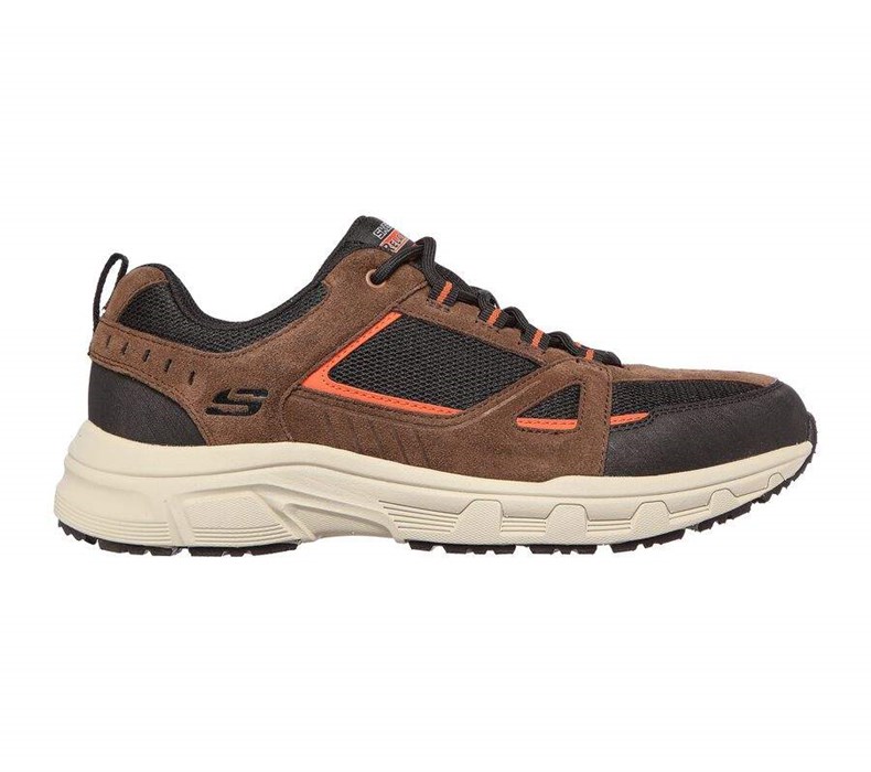 Pánské Tenisky Skechers Relaxed Fit: Oak Canyon - Duelist Čokolády Černé | OTRQEVH-93