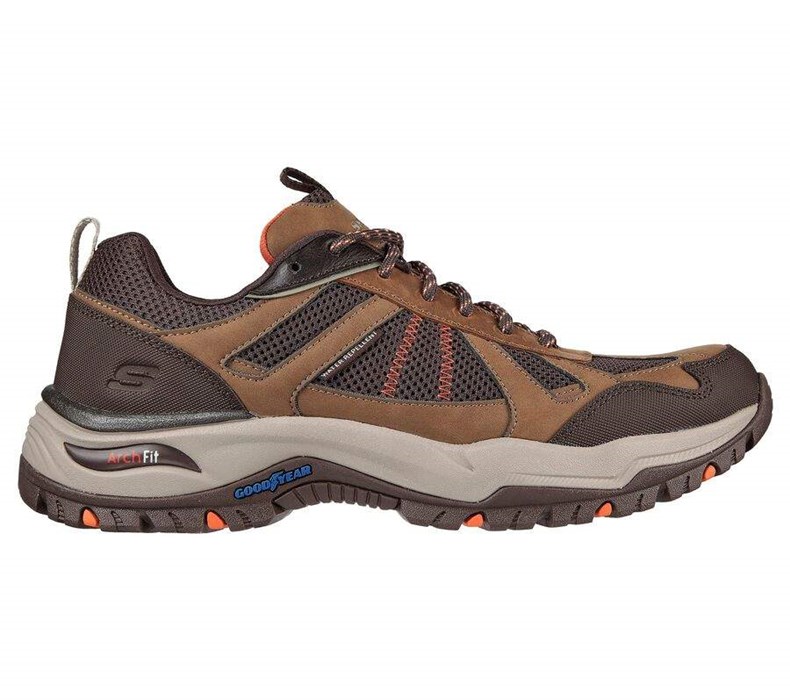 Pánské Trailové Boty Skechers Arch Fit Dawson - Vortego Hnědé | TSDGNPK-57