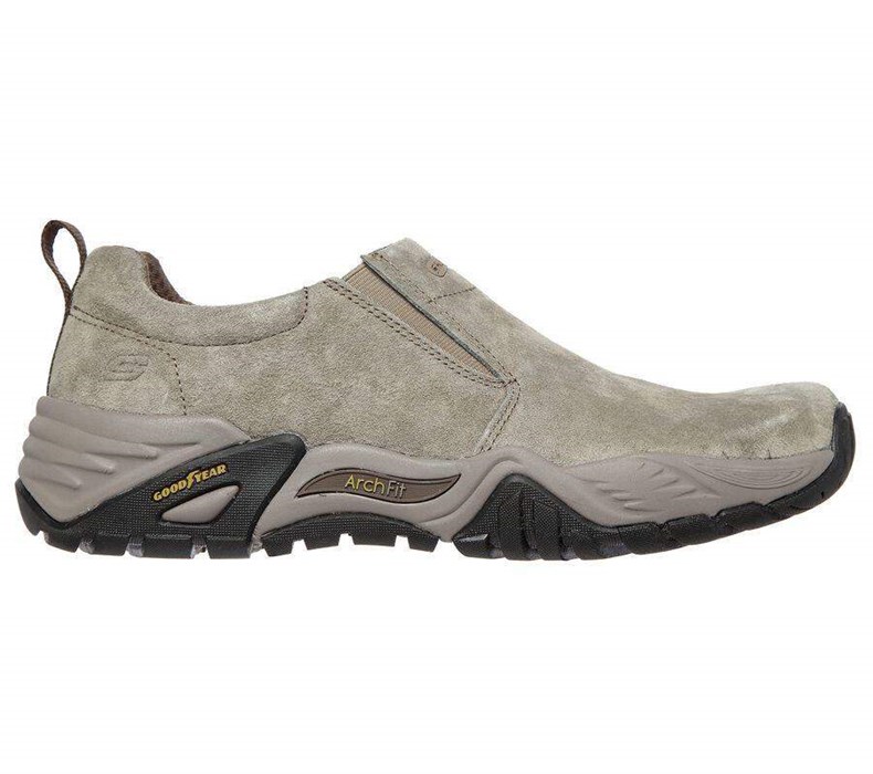 Pánské Trailové Boty Skechers Arch Fit Recon - Sandro Šedé Hnědé | LHONFXQ-57