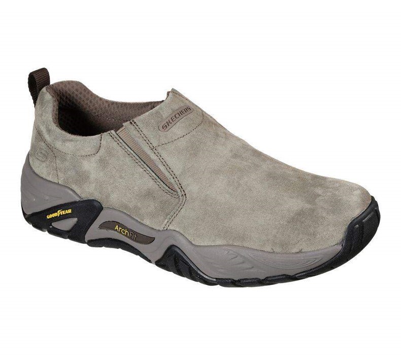 Pánské Trailové Boty Skechers Arch Fit Recon - Sandro Šedé Hnědé | LHONFXQ-57