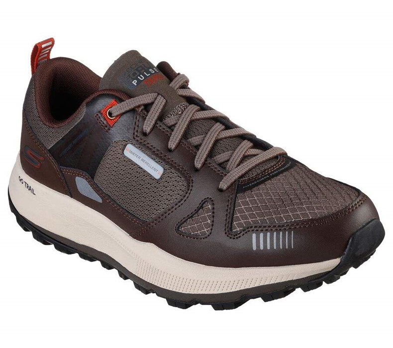 Pánské Trailové Boty Skechers GO RUN Pulse - Ultra Radius Hnědé | MVBZSLX-61