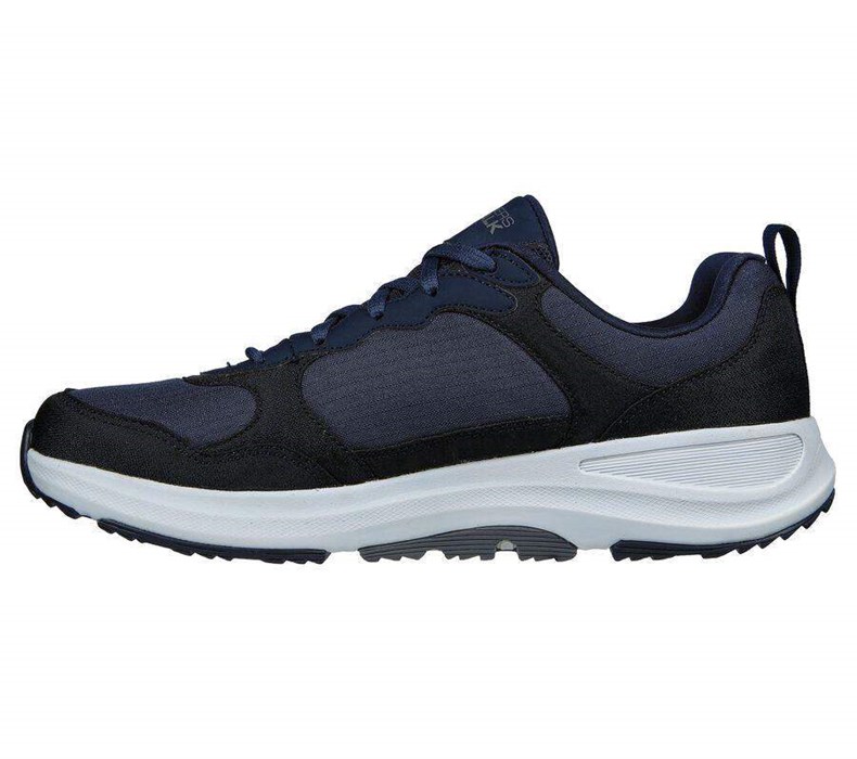 Pánské Trailové Boty Skechers GO WALK Outdoorové - Woodcrest Tmavě Blankyt | KCBSWVH-63