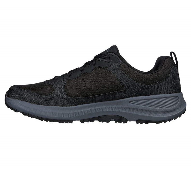 Pánské Trailové Boty Skechers GO WALK Outdoorové - Woodcrest Černé Šedé | ROVSDNP-26