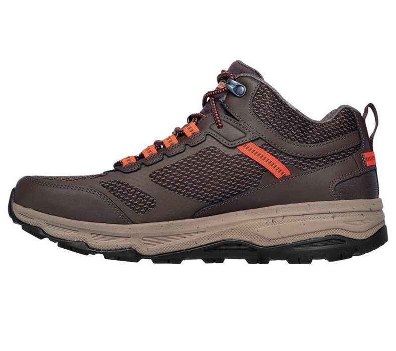 Pánské Trailové Boty Skechers GOrun Trailové Altitude - Element Hnědé Oranžové | GJXOPDL-74