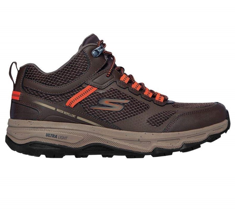 Pánské Trailové Boty Skechers GOrun Trailové Altitude - Element Hnědé Oranžové | GJXOPDL-74