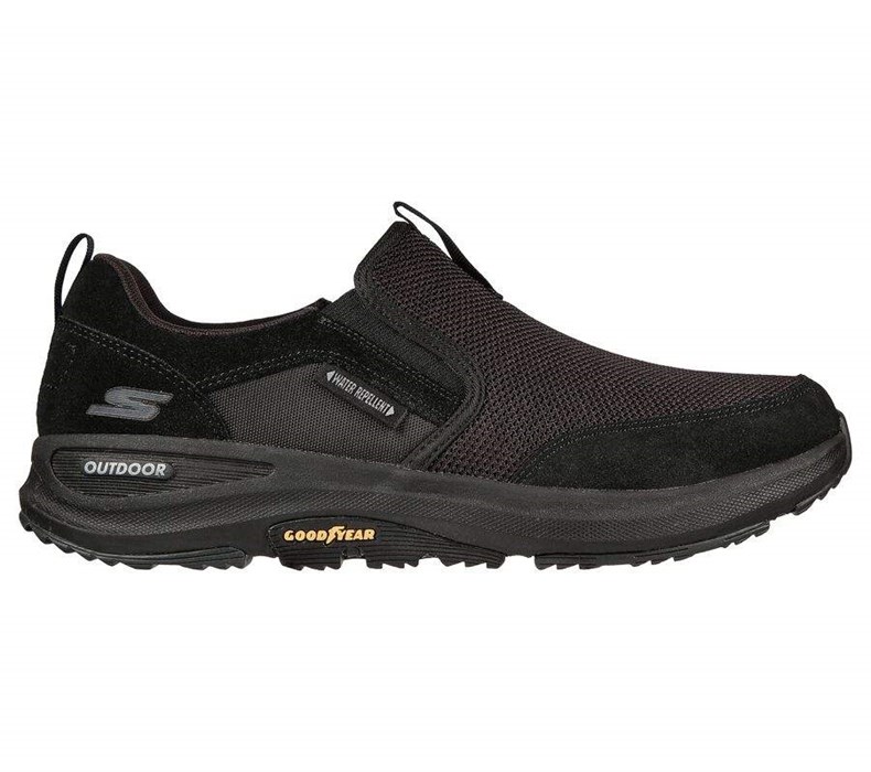 Pánské Trailové Boty Skechers GOwalk Outdoorové - Andes Černé | OGBQSTX-70