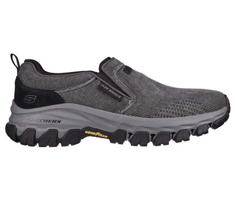 Pánské Trailové Boty Skechers Relaxed Fit: Edgmont - Shelvin Černé | MCVOWYN-34