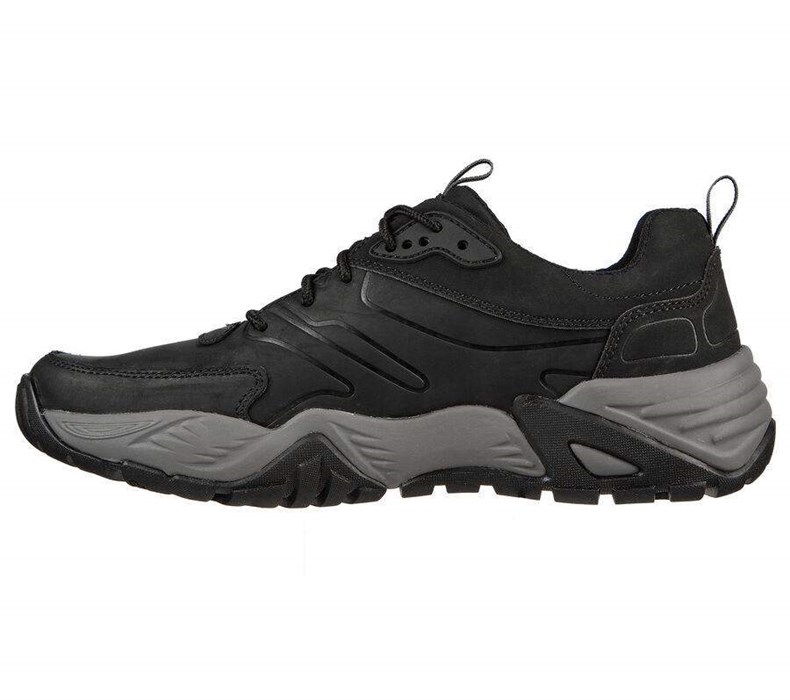 Pánské Trailové Boty Skechers Relaxed Fit: Arch Fit Recon - Cadell Černé | PZIAQLM-26