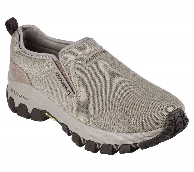 Pánské Trailové Boty Skechers Relaxed Fit: Edgmont - Shelvin Šedé Hnědé | RLKWYSV-81