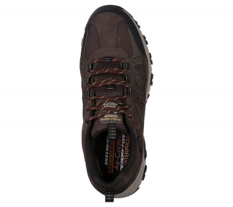 Pánské Trailové Boty Skechers Relaxed Fit: Selmen - Enago Čokolády | XLHPBAO-85