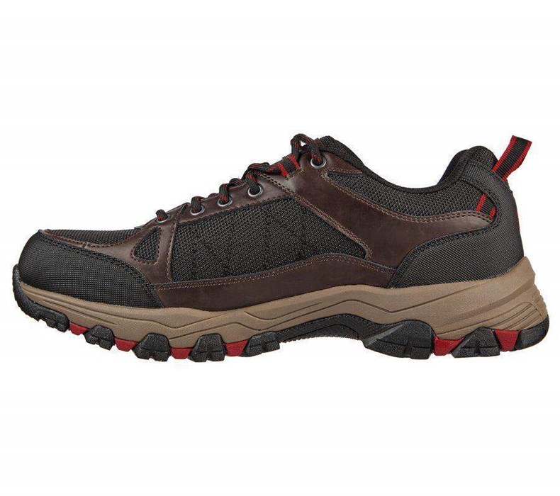 Pánské Trailové Boty Skechers Relaxed Fit: Selmen - Cormack Čokolády Černé | XVGQBFW-58