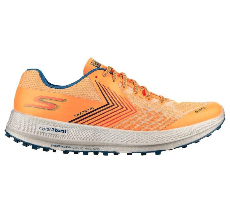 Pánské Trailové Běžecké Boty Skechers GOrun Razor Oranžové | VZWDIPT-65