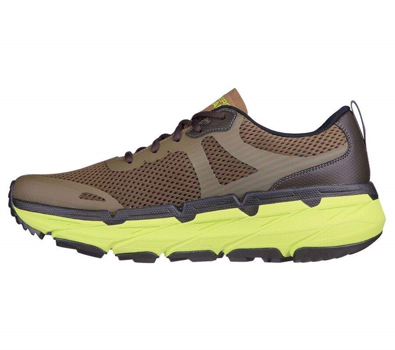 Pánské Trailové Běžecké Boty Skechers Max Cushioning Premier Trailové - Alltrack Olivy Zelené | EGTLKMZ-15