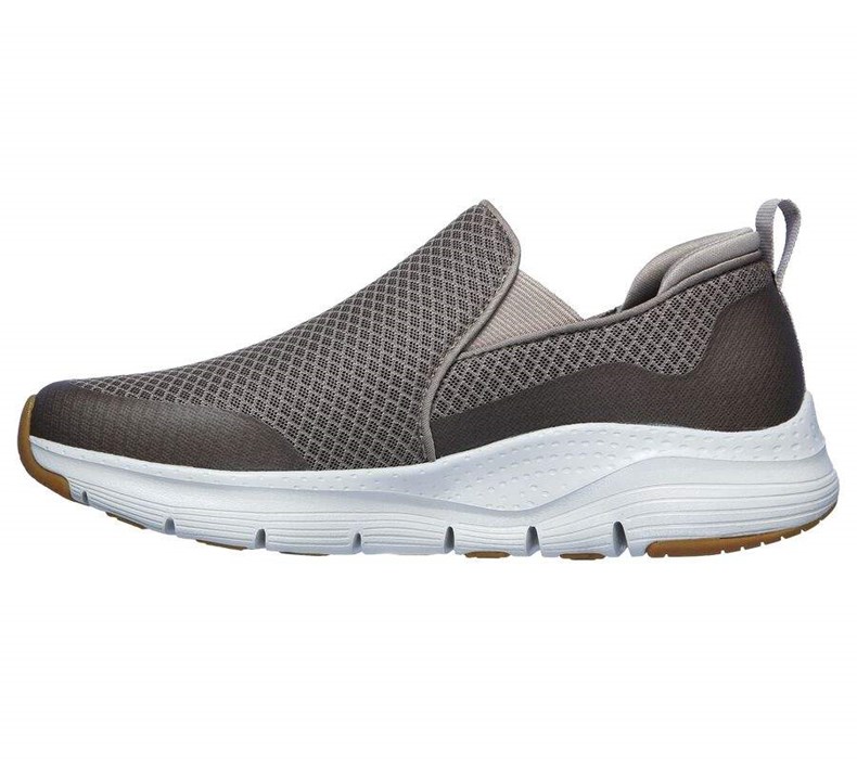 Pánské Trekové Boty Skechers Arch Fit - Banlin Hnědé | HPJAOWX-58