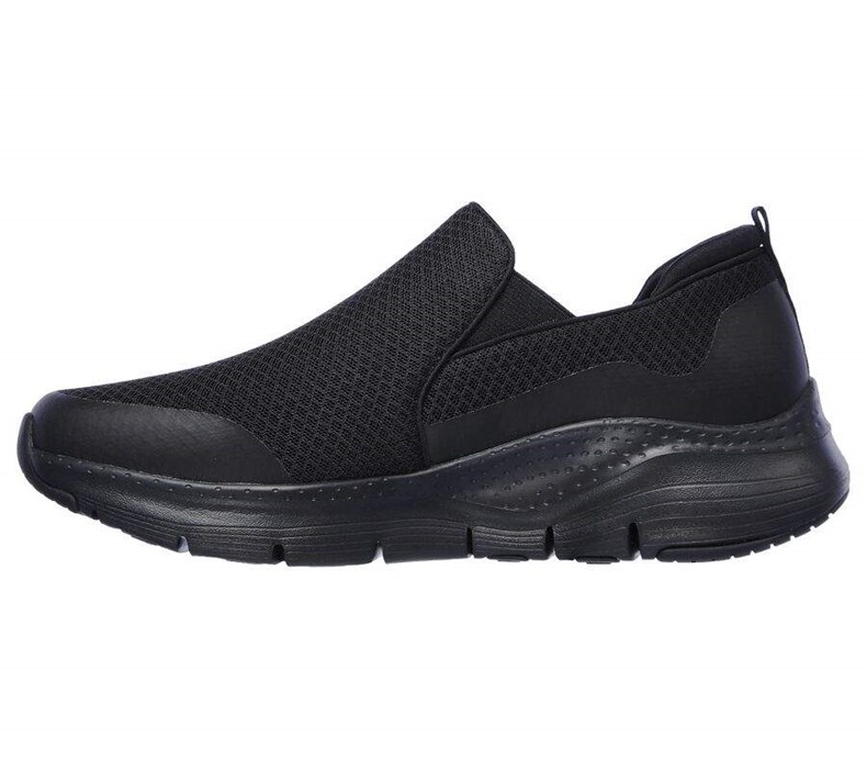 Pánské Trekové Boty Skechers Arch Fit - Banlin Černé | LDFVBHM-81