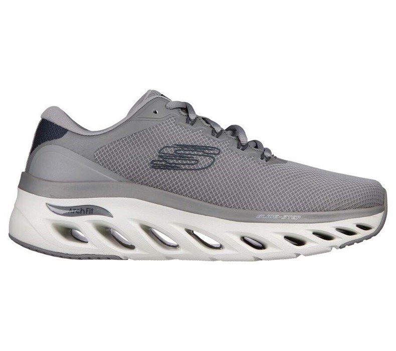 Pánské Trekové Boty Skechers Arch Fit Glide-Step - Highlighter Šedé | EDHBAXI-16