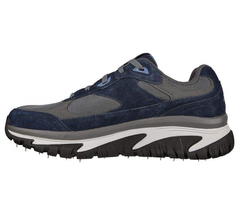 Pánské Trekové Boty Skechers Arch Fit Silniční Walker Tmavě Blankyt Šedé | PXVGKWD-53