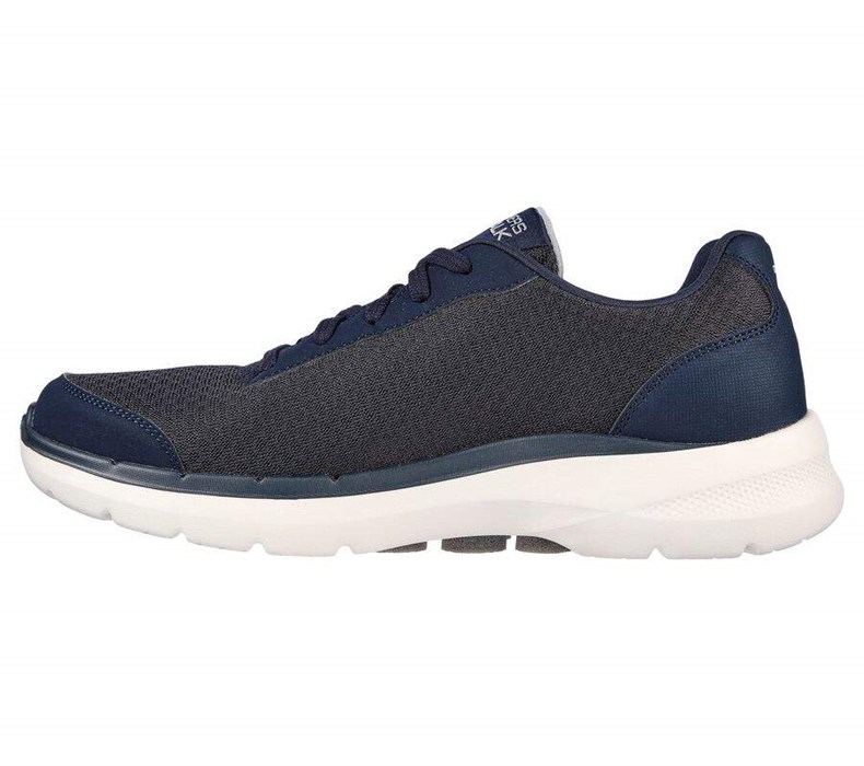 Pánské Trekové Boty Skechers GO WALK 6 - Roca Tmavě Blankyt | MIVPHXO-10